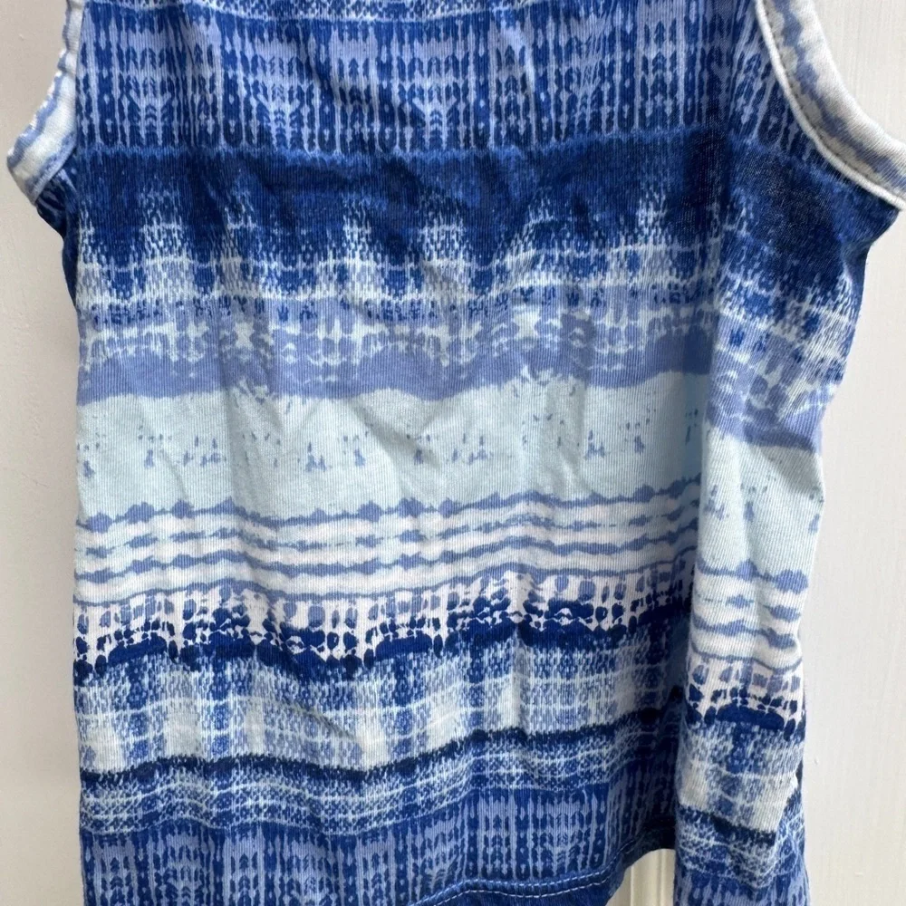 The Children’s Place 2T Girls Blue Tie Dye  Sleeveless Camisole Shirt Blouse